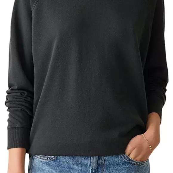 Faherty beach crew sweatshirt xl. Washed black - Picture 4 of 7